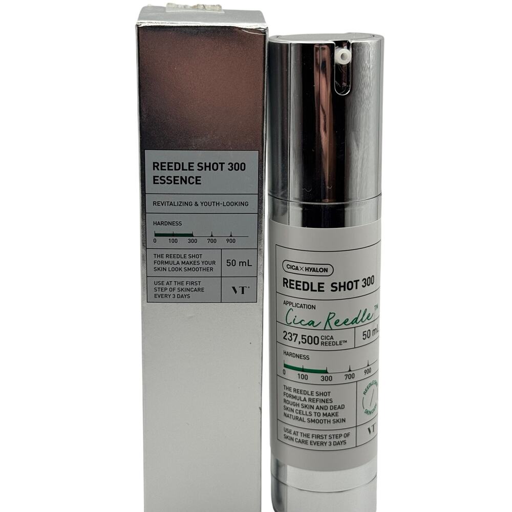 VT Cosmetics CICA Reedle Shot 300 50mL Microneedle Essence Face Serum Exp 3/2027